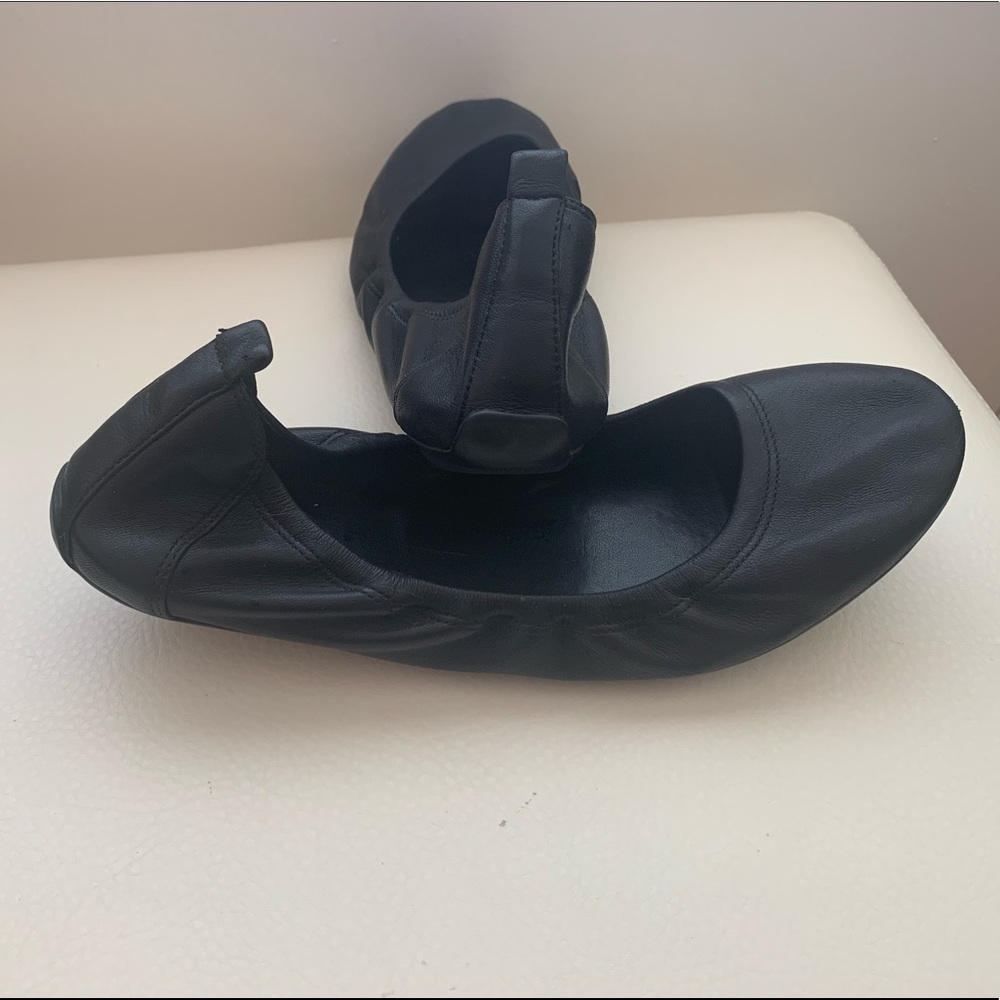 Cole Haan black leather Ballet Flats